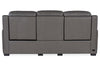 Image of Herman Shale 88 Inch "Quick Ship" Wall Hugger 3-Way Power Leather Reclining Sofa