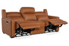 Image of Herman Spice "Quick Ship" Power Reclining Wall Hugger Leather Living Room Furniture Collection