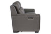 Image of Herman Shale 88 Inch "Quick Ship" Wall Hugger 3-Way Power Leather Reclining Sofa