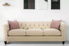 Image of Isadore Tufted Back Fabric Sofa Group