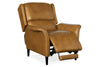 Image of Jacob Camel Leather Dual Power "Quick Ship" Transitional Recliner