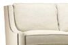 Image of Janet 88 Inch "Quick Ship" Slope Arm Pillow Back Fabric Sofa - In Stock