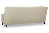 Image of Janet 88 Inch "Quick Ship" Slope Arm Pillow Back Fabric Sofa - In Stock