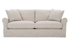 Kaley II 94 Inch 2 Cushion Fabric Slipcovered Sofa
