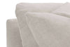 Image of Kaley I 94 Inch Single Bench Cushion Fabric Slipcovered Sofa