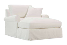 Kaley "Oversized" Slipcovered Pillow Back Two Arm Chaise Conversion Kit