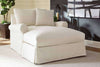 Image of Kaley "Oversized" Slipcovered Pillow Back Two Arm Chaise Conversion Kit