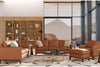 Image of Kellan Modern Leather Track Arm Sofa Collection