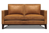 Image of Kellan Modern Leather Track Arm Sofa Collection