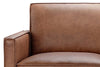 Image of Kellan "Quick Ship" 86 Inch Modern Leather Track Arm Sofa
