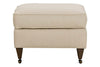 Image of Kristen Fabric Upholstered Footstool Ottoman