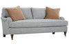 Image of Kristen I 78 Inch English Arm Single Bench Cushion Apartment Size Fabric Sofa