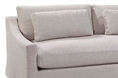 Lara 84 Inch "Quick Ship" Slipcovered Sofa