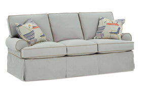 Laura 84 Inch Slipcovered Sofa