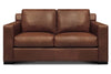 Image of Lawrence Modern Leather Track Arm Sofa Collection