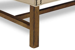 Cullen Tufted Leather Accent Chair