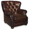 Image of Gleason Large Tufted Leather Club Chair