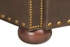 Image of Hadley Button Tufted Leather Chesterfield Club Chair