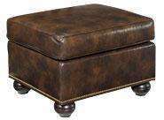 Welby "Designer Style" Leather Ottoman