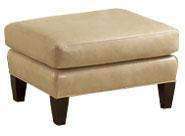 Allen "Designer Style" Modern Leather Ottoman