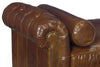 Image of Frazier 78 Inch Tufted Leather Chesterfield Daybed