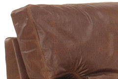Harrison Contemporary Pillow Back Leather Club Chair