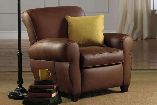 Parker "Ready To Ship" Leather Recliner (Photo For Style Only)