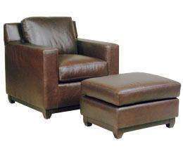 Ronald Modern Leather Club Chair