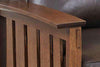 Image of Leather Furniture Stockton Leather Arts And Crafts Mission Style Arm Chair