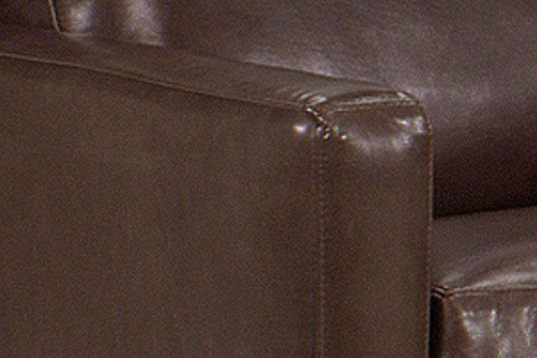 Leather Recliner Alvin High Leg Leather Pillow Back Recliner