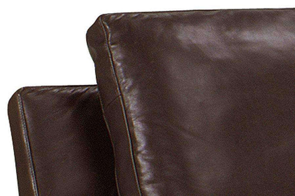 Leather Recliner Alvin High Leg Leather Pillow Back Recliner