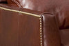Image of Leather Recliner Buckley Bustle Back Leather Recliner