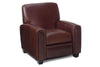 Image of Burton Square Tight Back Leather Recliner
