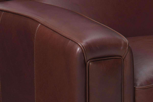Burton Square Tight Back Leather Recliner