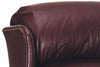 Image of Calhoun Leather Bustle Back Chippendale Recliner