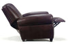 Image of Grady Leather Moustache Back Reclining Club Chair