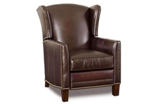 Leather Recliner Harris Tight Back Wingback Leather Recliner