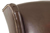 Image of Leather Recliner Harris Tight Back Wingback Leather Recliner