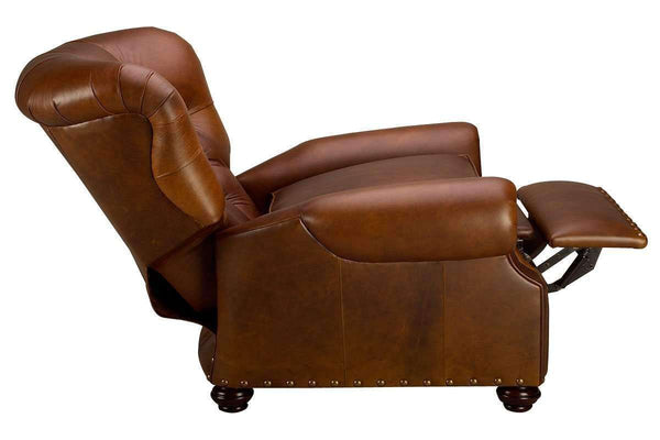 Tufted Leather Recliner