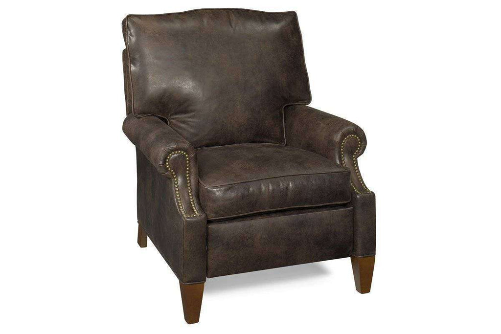 Julius Pillow Back Leather Recliner - Club Furniture