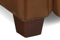 Leather Recliner Lyndon Leather Push Back Pillow Recliner