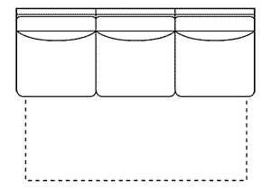Leather Sectional Sofa Chadwick "Designer Style" Armless Queen Sleeper Sofa