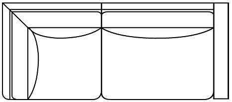 Leather Sectional Sofa Galloway "Designer Style" Chesterfield Right Arm Facing Corner Loveseat