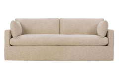 Liza I 88 Inch Single Bench Seat Slipcovered Sofa