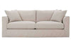 Image of Lonnie II 94 Inch 2 Cushion Fabric Slipcovered Sofa