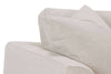 Image of Lonnie I 88 Inch Single Bench Cushion Fabric Slipcovered Sofa