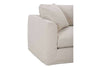 Image of Lonnie I 88 Inch Single Bench Cushion Fabric Slipcovered Sofa