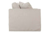 Image of Lonnie II 94 Inch 2 Cushion Fabric Slipcovered Sofa