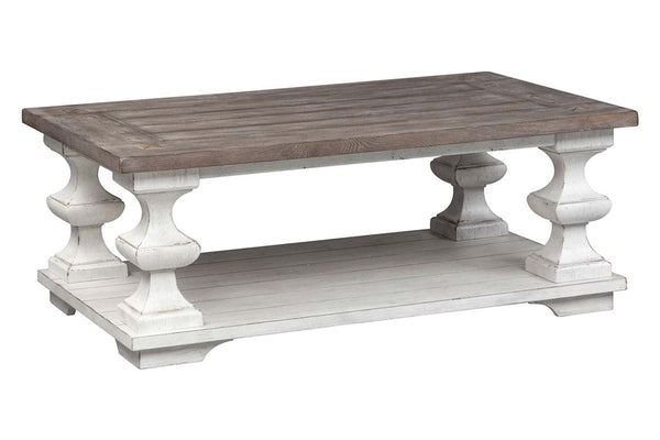 Lucca II White Spanish Style Occasional Table Collection