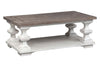 Image of Lucca II White Spanish Style Occasional Table Collection